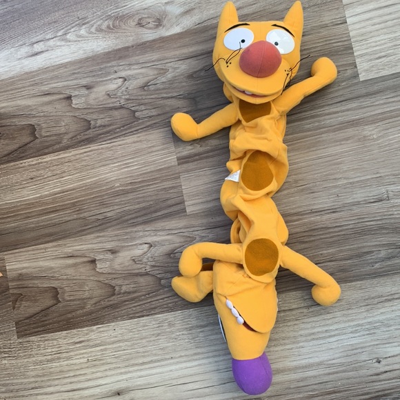 Nickelodeon Cartoon CatDog Cat Dog Hand Puppet Mattel Vintage 1998 90s Vintage - Picture 5 of 9
